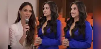 Natalie Vértiz puso nerviosa a Nathaly Terrones con pregunta en inglés en entrevista del Miss Perú