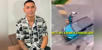 Jean Deza y su exnovia Gabriela Alava protagonizaron fuerte pelea en la calle