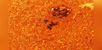 Captan impresionante fotografía de la Estación Espacial Internacional pasando por delante del Sol Captan impresionante fotografía de la Estación Espacial Internacional pasando por delante del Sol