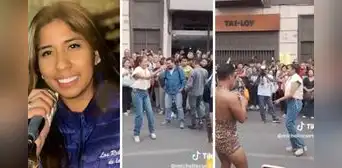 Azucena Calvay sorprende a fans con CONCIERTO GRATIS en la calle: "Una cantante del pueblo" Azucena Calvay sorprende a fans con CONCIERTO GRATIS en la calle: "Una cantante del pueblo"
