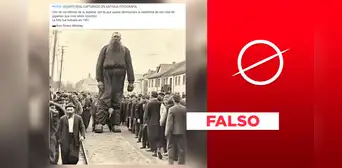 Imagen no muestra un “gigante real” de 1901: fue creada con IA