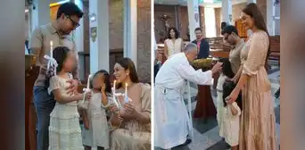 Karen Schwarz celebra bautizo de sus 2 hijas junto a sus padrinos elegidos: "Gracias por tanto amor" Karen Schwarz celebra bautizo de sus 2 hijas junto a sus padrinos elegidos: "Gracias por tanto amor"