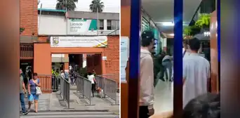 Estudiantes golpean a profesor acusado de abusar sexualmente a compañeras en Colombia Estudiantes golpean a profesor acusado de abusar sexualmente a compañeras en Colombia