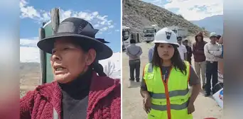 Deudos de 27 mineros fallecidos tras incendio en mina de Arequipa realizan protesta Deudos de 27 mineros fallecidos tras incendio en mina de Arequipa realizan protesta