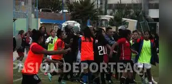 Jugadoras de Melgar y Municipal protagonizan pelea tras terminar su partido en Arequipa Jugadoras de Melgar y Municipal protagonizan pelea tras terminar su partido en Arequipa