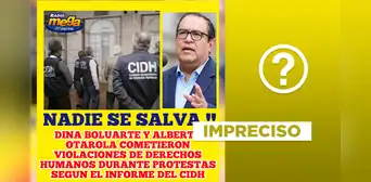 Informe de CIDH no indica textualmente que Dina Boluarte y Alberto Otárola cometieron violaciones de DD. HH. Informe de CIDH no indica textualmente que Dina Boluarte y Alberto Otárola cometieron violaciones de DD. HH.