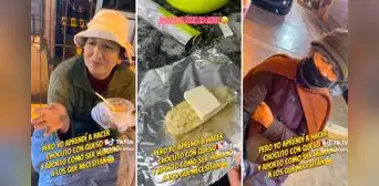 Venezolana prepara choclo con queso para repartirlo en la calle: "Los buenos somos más" Venezolana prepara choclo con queso para repartirlo en la calle: "Los buenos somos más"
