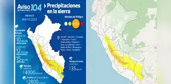 Advierten lluvias, nevadas y granizo en la sierra: ¿cuáles son las regiones más afectadas? Advierten lluvias, nevadas y granizo en la sierra: ¿cuáles son las regiones más afectadas?