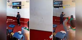 No tenían dinero para comprar un pastel y dibujan uno en la pizarra: “La intención es lo que cuenta” No tenían dinero para comprar un pastel y dibujan uno en la pizarra: “La intención es lo que cuenta”