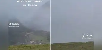 Turistas afectados por densa neblina en Machu Picchu: “Ay, no, mis ahorros” Turistas afectados por densa neblina en Machu Picchu: “Ay, no, mis ahorros”