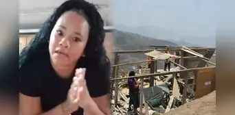Yessenia Villanueva, hija de Melcochita, fue desalojada de su terreno en Cañete por vecinos Yessenia Villanueva, hija de Melcochita, fue desalojada de su terreno en Cañete por vecinos