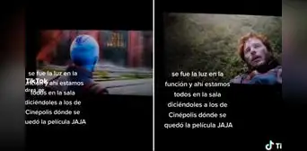 Se va la luz en el cine y tienen que decir dónde quedó la película: "Momentos que nos mantienen humildes"