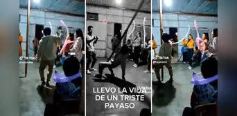 Baila en fiesta, se sostiene sobre muro de madera y sucede lo peor: "¿Se cayó el techo o no?"