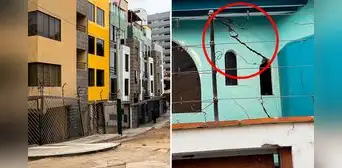 Este barrio en Lima se está hundiendo desde hace varios años: familias temen por su vida Este barrio en Lima se está hundiendo desde hace varios años: familias temen por su vida