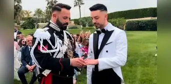 Por primera vez, militar se casó con pareja del mismo sexo con uniforme oficial de Carabineros