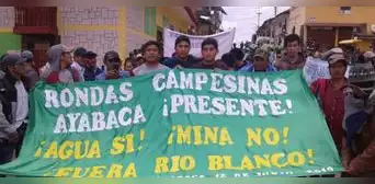 Ronderos marcharán contra proyecto de minera Río Blanco en Piura Ronderos marcharán contra proyecto de minera Río Blanco en Piura