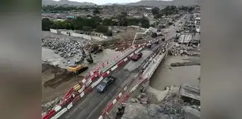 Áncash: alertan demora en las obras de puente Sechín Áncash: alertan demora en las obras de puente Sechín