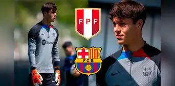 Arquero de origen peruano entrenó con el primer equipo del FC Barcelona bajo las órdenes de Xavi Arquero de origen peruano entrenó con el primer equipo del FC Barcelona bajo las órdenes de Xavi