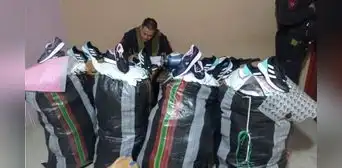 Comas: incautan más de 200 pares de zapatillas bambas en un taller clandestino Comas: incautan más de 200 pares de zapatillas bambas en un taller clandestino