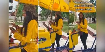 Venezolana que trabaja como heladera de D’Onofrio sorprende al cantar: “Música para mis oídos”