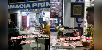 Con banda de músicos y castillo despidieron a perrito que se ganó el cariño de sus vecinos