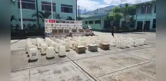 Vraem: capturan a sujetos cuando pretendían enviar más de 3.000 kilos de material para narcotráfico Vraem: capturan a sujetos cuando pretendían enviar más de 3.000 kilos de material para narcotráfico