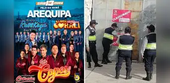 Suspenden concierto de Los Capos, Russkaya y Coralí en Arequipa Suspenden concierto de Los Capos, Russkaya y Coralí en Arequipa