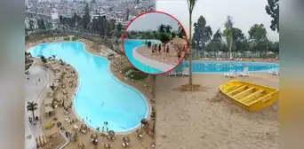 Rafael López Aliaga inaugura playa artificial en SJL: ¿qué diferencias tiene con el proyecto original? Rafael López Aliaga inaugura playa artificial en SJL: ¿qué diferencias tiene con el proyecto original?