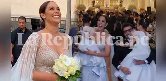 ¡Es oficial! Karen Schwarz y Ezio Oliva se dan el "sí, acepto" y se convierten en esposos