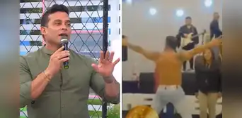 Instarándula capta a Christian Domínguez presentando el baile del gusano en evento del Día de la madre Instarándula capta a Christian Domínguez presentando el baile del gusano en evento del Día de la madre