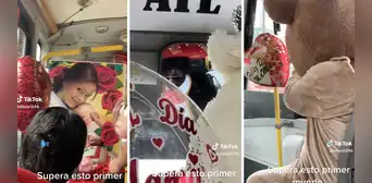 Bus la rompe en las calles de Lima con sus decoraciones por el Dia de la Madre