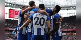 Sorpresa en Emirates Stadium: Arsenal cayó goleado por Brighton y le dijo adiós a la Premier League