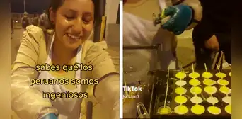 Peruana la rompe vendiendo anticuchos de huevo de codorniz a 2 soles: "En ingenio no nos ganan" Peruana la rompe vendiendo anticuchos de huevo de codorniz a 2 soles: "En ingenio no nos ganan"