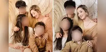 Romina Gachoy demuestra buena relación con hijos de Angie Jibaja en tierna sesión de fotos