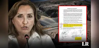 Dina Boluarte: este fue el compromiso que firmó la presidenta contra el proyecto Tía María Dina Boluarte: este fue el compromiso que firmó la presidenta contra el proyecto Tía María