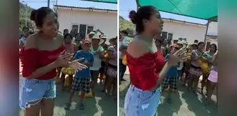 Azucena Calvay sorprendió a madres de Chiclayo y les cantó en su día: “Nunca cambies” Azucena Calvay sorprendió a madres de Chiclayo y les cantó en su día: “Nunca cambies”