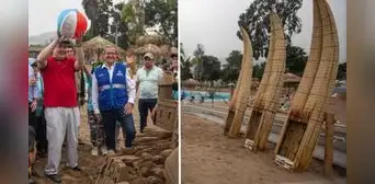 "Se pueden hacer castillos de arena": López Aliaga justifica playa artificial en SJL "Se pueden hacer castillos de arena": López Aliaga justifica playa artificial en SJL