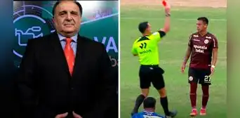 Exárbitro y asesor FIFA desaprueba expulsión de Cabanillas: "No se ajusta a las causales"