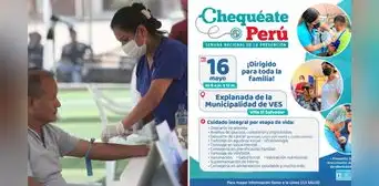 Lima sur: inician campañas de salud en 5 distritos hasta el domingo Lima sur: inician campañas de salud en 5 distritos hasta el domingo