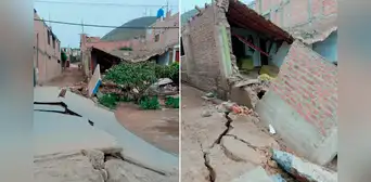 Chancay: casas resultaron afectadas tras hundimiento de terreno por obras de túnel de megapuerto Chancay: casas resultaron afectadas tras hundimiento de terreno por obras de túnel de megapuerto