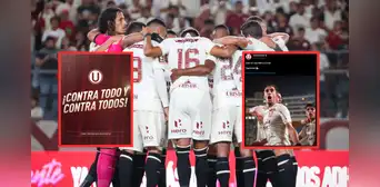 Las polémicas publicaciones de la 'U' tras el triunfo de Alianza: "Contra todo y contra todos" Las polémicas publicaciones de la 'U' tras el triunfo de Alianza: "Contra todo y contra todos"