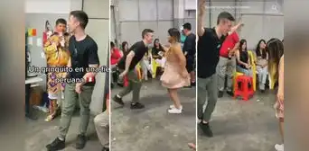 Italiano la rompe bailando huaylas y sorprende con su zapateo: “Mejor que muchos peruanos”