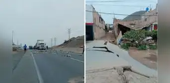 Panamericana Norte: ordenan desvío ante peligro de hundimiento en Chancay Panamericana Norte: ordenan desvío ante peligro de hundimiento en Chancay