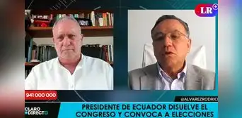 Jorge Orbe León: "No le veo posibilidades a Lasso de ganar las elecciones en Ecuador" Jorge Orbe León: "No le veo posibilidades a Lasso de ganar las elecciones en Ecuador"