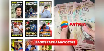 Pagos en Patria, mayo 2023: ¿qué bono está llegando HOY? Pagos en Patria, mayo 2023: ¿qué bono está llegando HOY?
