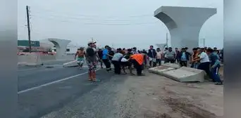 Hundimiento en Chancay: desbloquean Panamericana Norte tras acuerdo entre ciudadanos y Cosco Shipping