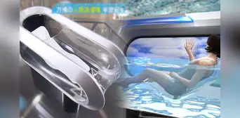 Así será la 'lavadora humana', la máquina que cambiaría la forma de tomar una ducha