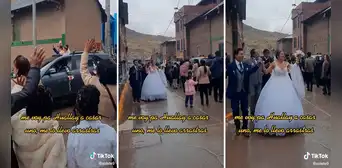 Se casan en Cerro de Pasco y sorprenden al bailar con sus invitados en la calle: "Otro nivel" Se casan en Cerro de Pasco y sorprenden al bailar con sus invitados en la calle: "Otro nivel"