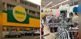 Hallan ropa de marca desde S/20 en Metro de Pershing: "Estas sí son ofertas"