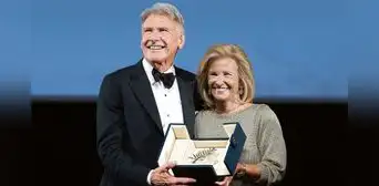 Harrison Ford recibe Palma de Oro en Festival de Cannes Harrison Ford recibe Palma de Oro en Festival de Cannes